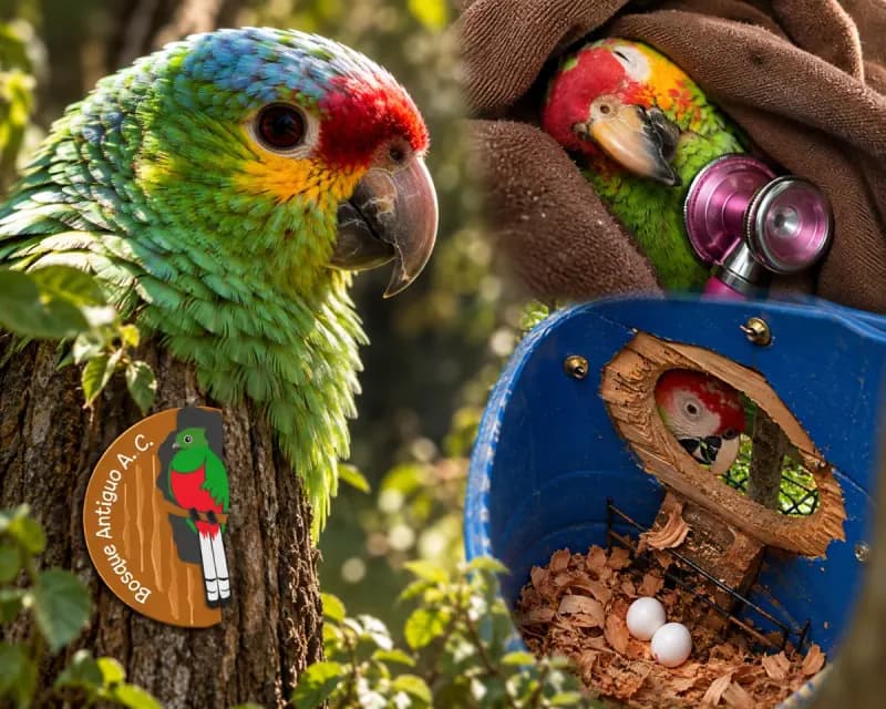 Del Nido al Vuelo | Loro cachetes amarillos